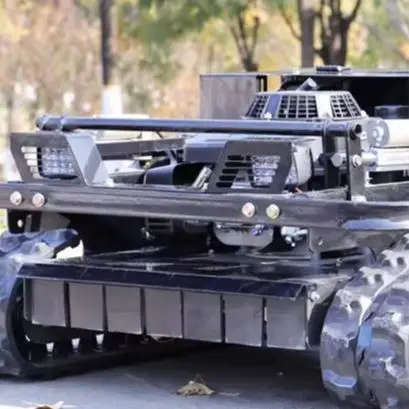 Customized Small Crawler-type Lawn Mower 550mm Cutting Width Precisely for Home Lawns