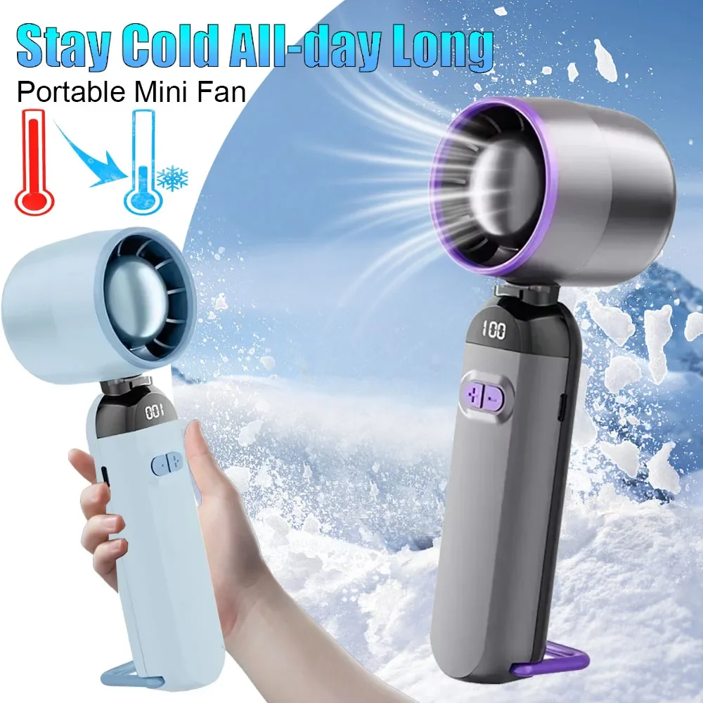 

Portable Fan Handheld Fans with Speed Summer Mini Portable Hand Fans Women Men Personal Fan for Travel Vacation Camping