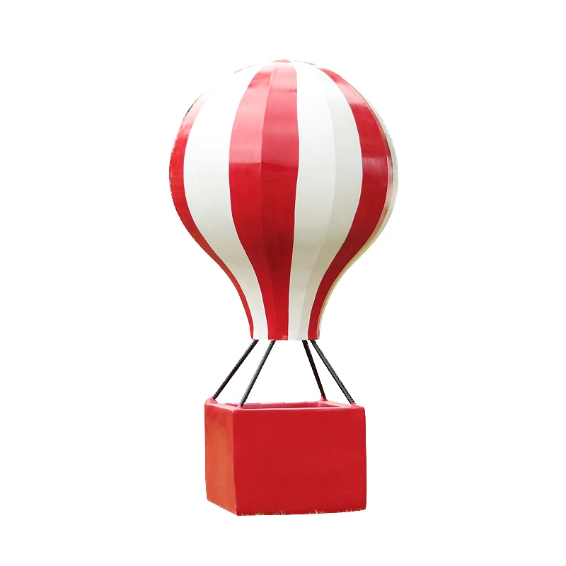 

Meichen props, garden ornaments, garden landscape decoration, fiberglass simulation hot air balloon sculpture