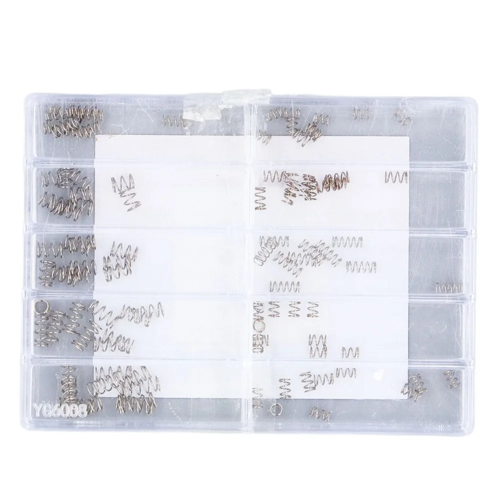 Stainless Steel Compression Springs Mini Size With Storage Case Mini Springs 10 Different Sizes Spring Assortment Kit