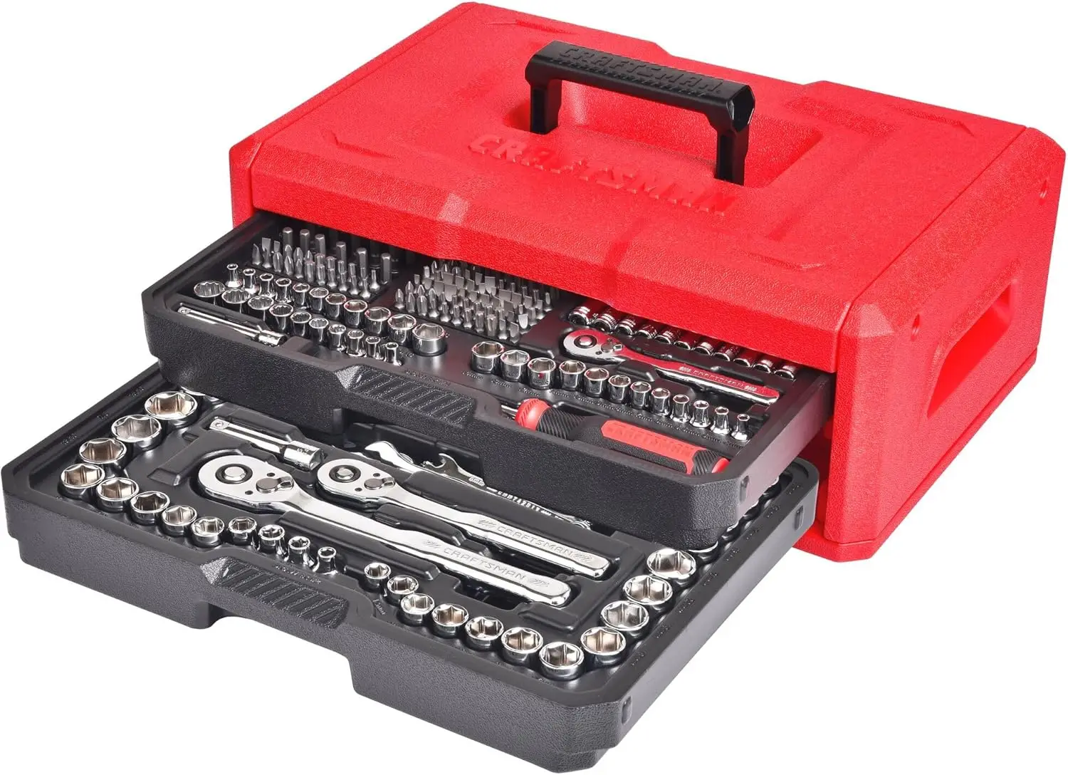 

256-Piece Mechanic Tool Set with 72-Tooth Ratchet & 2-Drawer Box