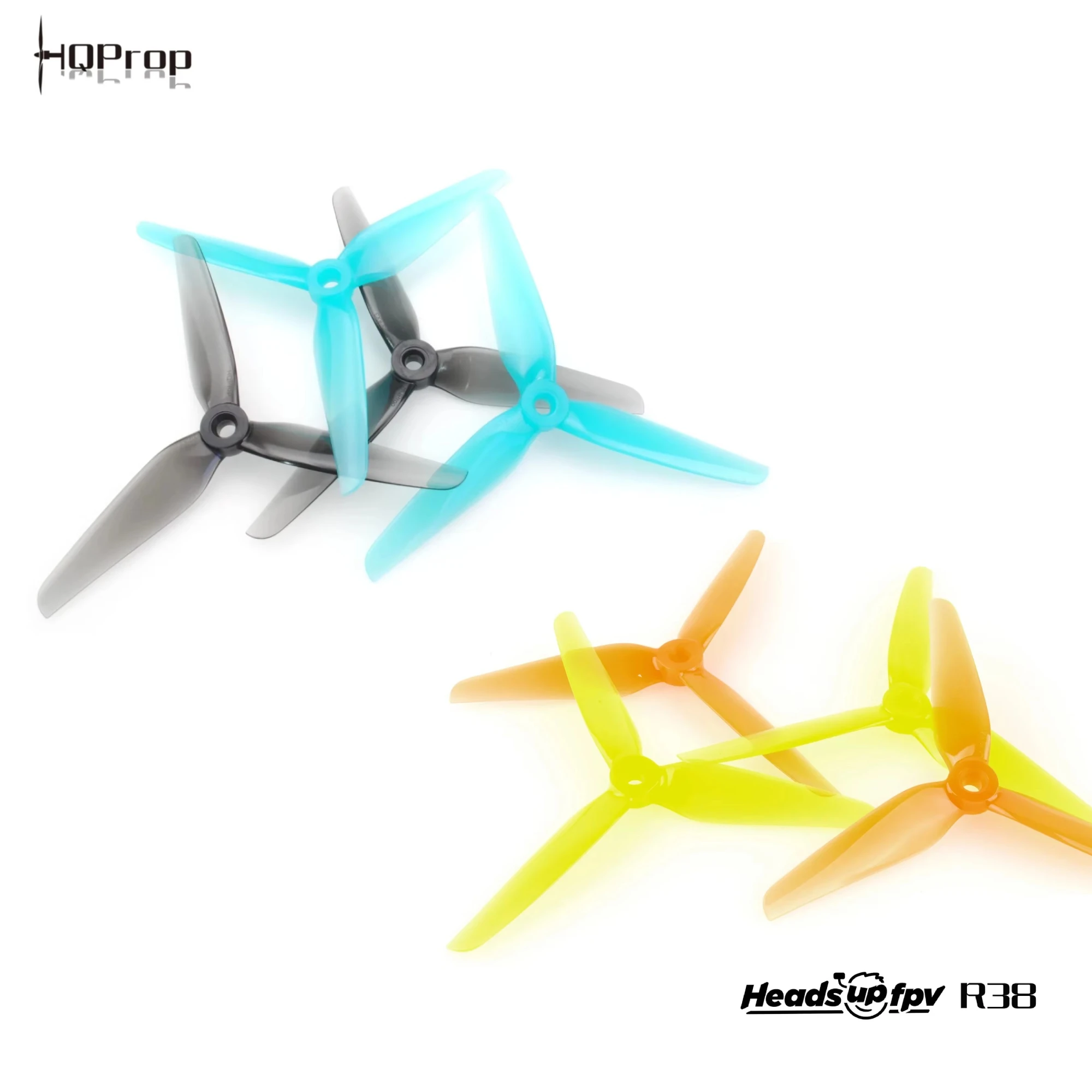 

8Pairs HQPROP R38 HEADSUP FPV Co-Branded Top RACE Pilot 5138 5.1inch Propeller for RC FPV Racing 5.1x3.8x3 Props