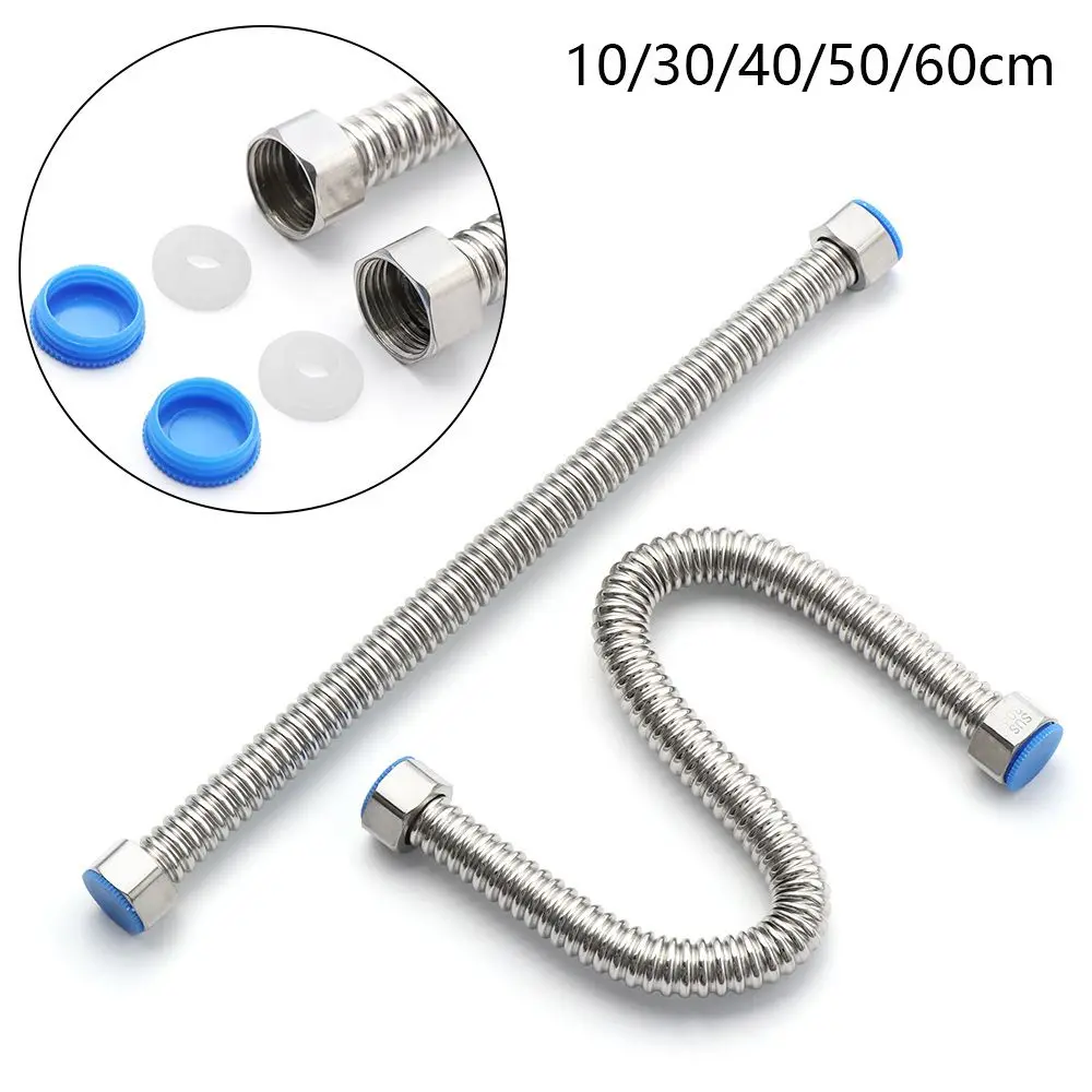 

G1/2" Thickened Durable Home Extendable Corrugated Pipe Water Heater Connector Hose Tube Plumbing