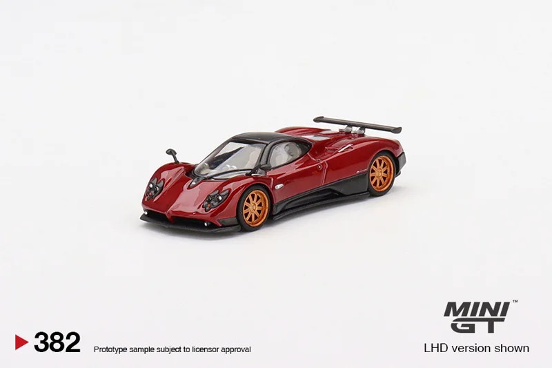 سيارة سباق صغيرة باجاني زوندا للأطفال ، طراز Diecast ، هدية ألعاب ، 1:64 ، F #382