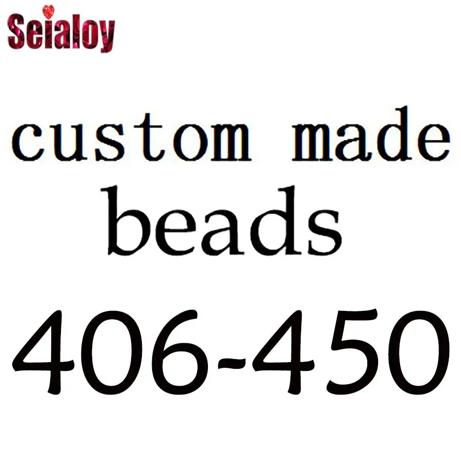 

Seialoy 10pcs/lot Custom Beads AD0406-0450 Please Contact Customer Service To Send Pictures