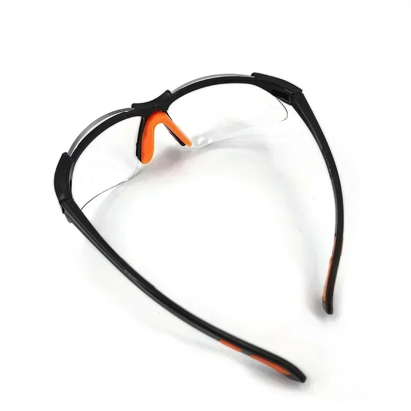 1/2 قطعة واضح العين الرمال الوقاية يندبروف نظارات ركوب السلامة تنفيس نظارات العمل مختبر نظارات السلامة نظارات