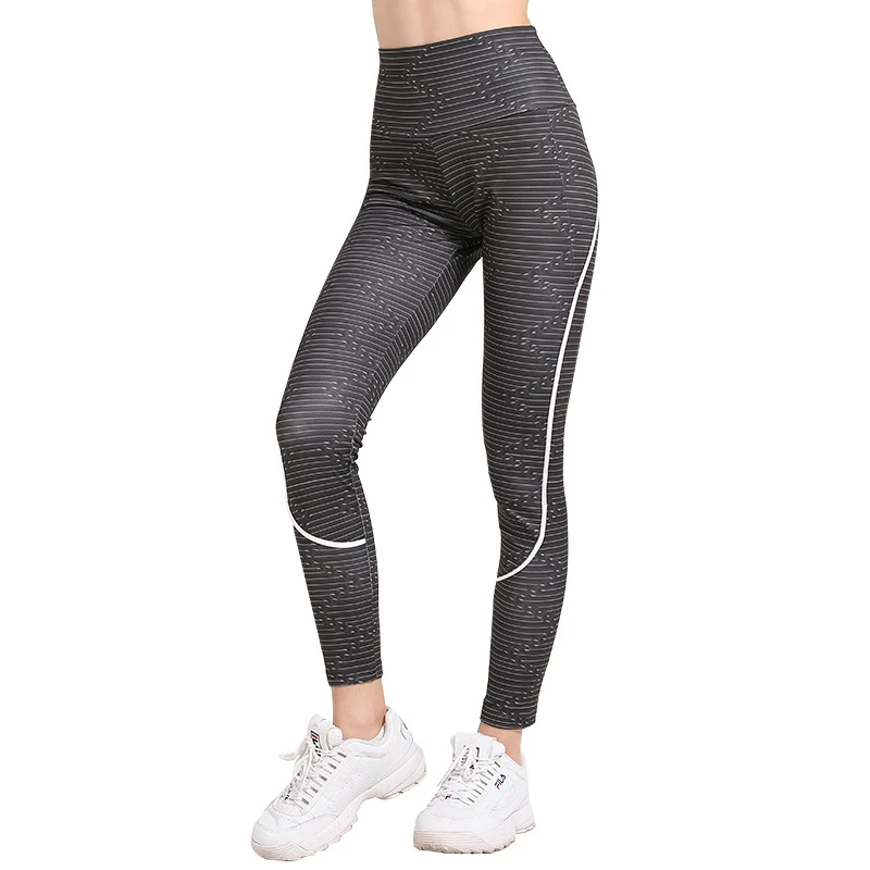 Damskie sportowe spodnie bez szwu odzież damska Push Up odzież Fitness z nadrukiem Leggins Gym Mujer legginsy treningowe damska moda