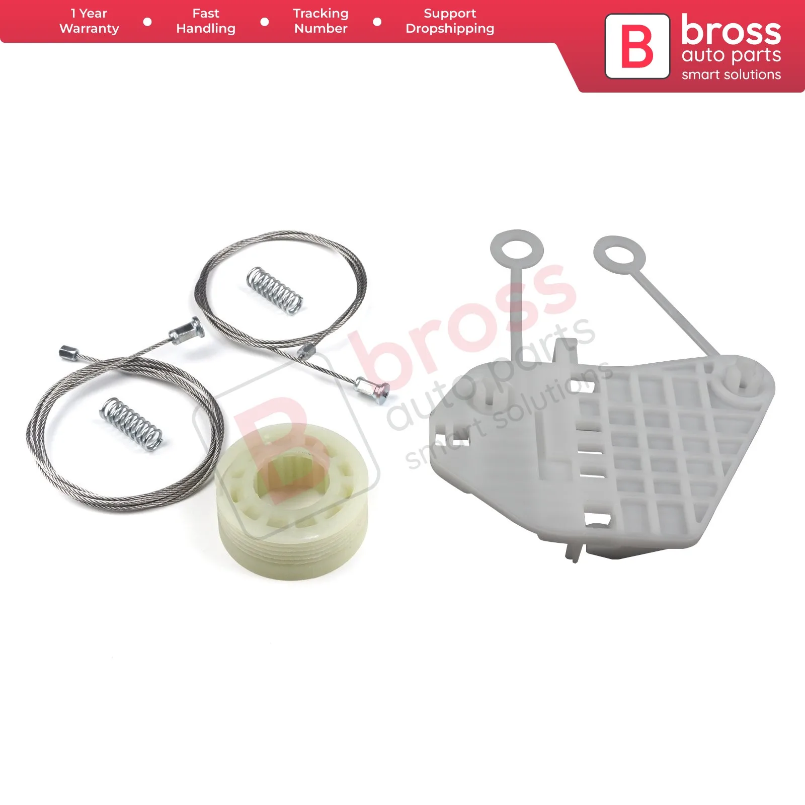 Bross Tự Động Phần BWR788 Điện Cửa Sổ Điện Điều Chỉnh Bộ Dụng Cụ Sửa Chữa Trước Cửa Trái Cho Xe Thông Minh 1 1998-2007 đầu Store