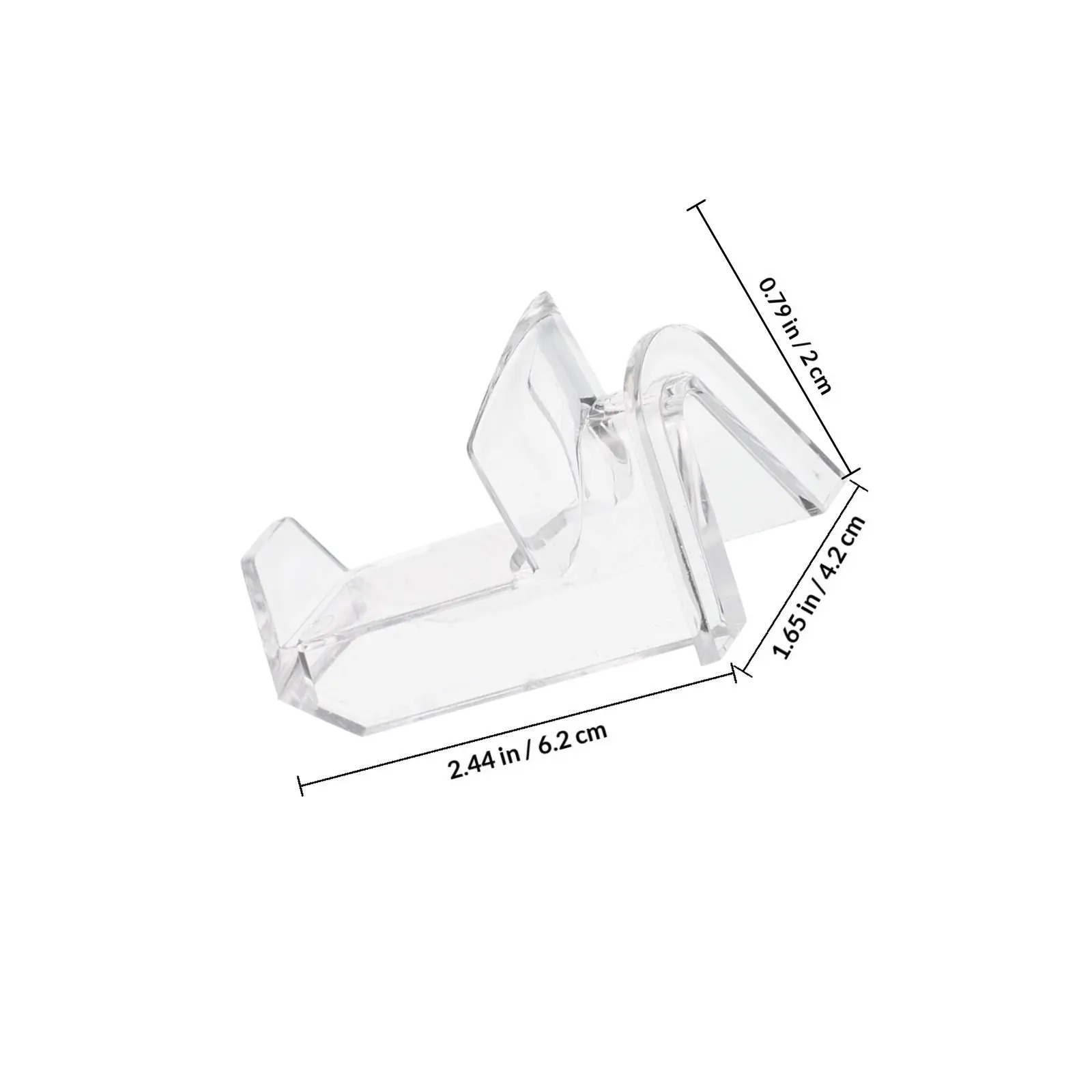 8 pcs Display Stand Retail Holder Rack Acrylic Halloween Christmas New Year Transparent Glasses Eyeglasses Nose Pad Desk