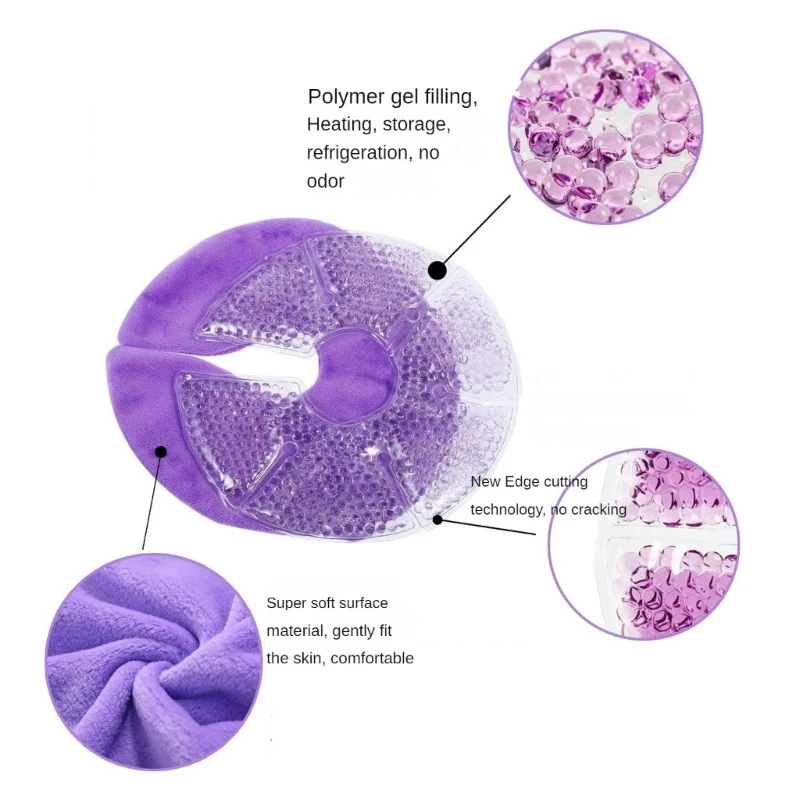 وسادة حلمة جل للرضاعة الطبيعية قابلة للغسل للأمهات وقابلة لإعادة الاستخدام