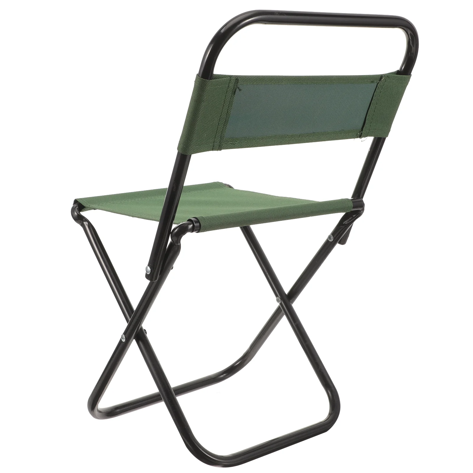 Compact Folding Outdoor Camping Chair Green Train Sketching Beach Fishing Chair Lightweight Multi Functional Travel