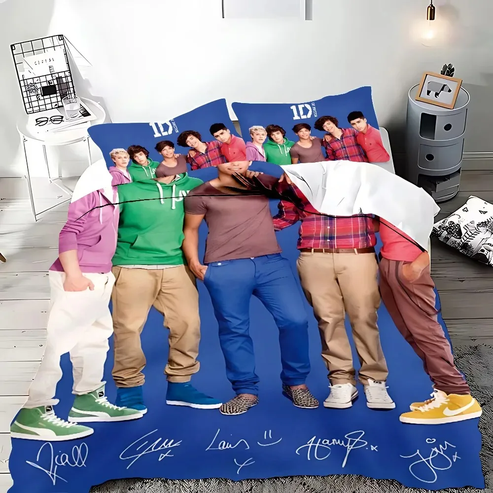 One-Direction Rock 1D Duvet Cover Pillowcase Bedding Set Adult Boy