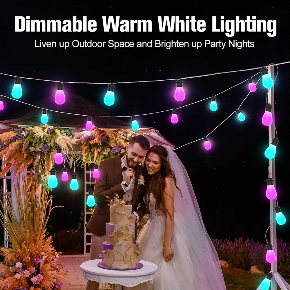 Tuya Smart WIFI LED Bulb String Light S14 USB 5V Fairy Lights Christmas  Room Outdoor Wedding Decoration Festoon LED Garland