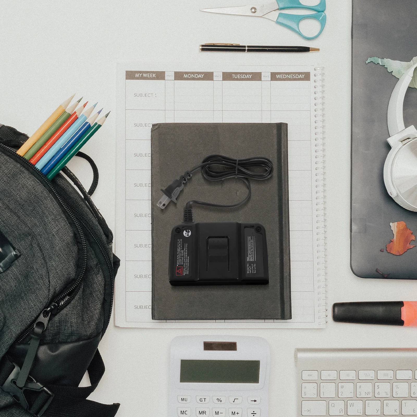 

1 set 1 Set Of Adapter Black With Us Plug High Compatibility Portable Design Practical Charging Connector Game Console Power