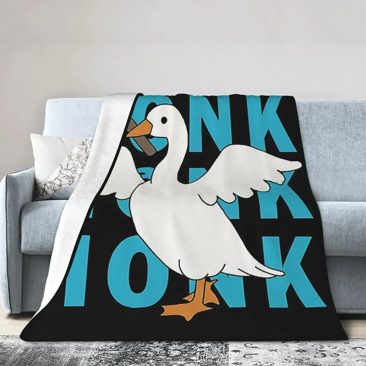 Honk Honk Honk Blankets Soft Warm Flannel Throw Blanket Cover for Bed Living Room Picnic Travel Home Sofa