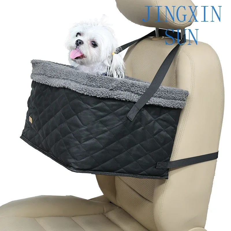 Luxury Nonslip Dual use winter summer durable soft dog car seat bed for back seat cover car
