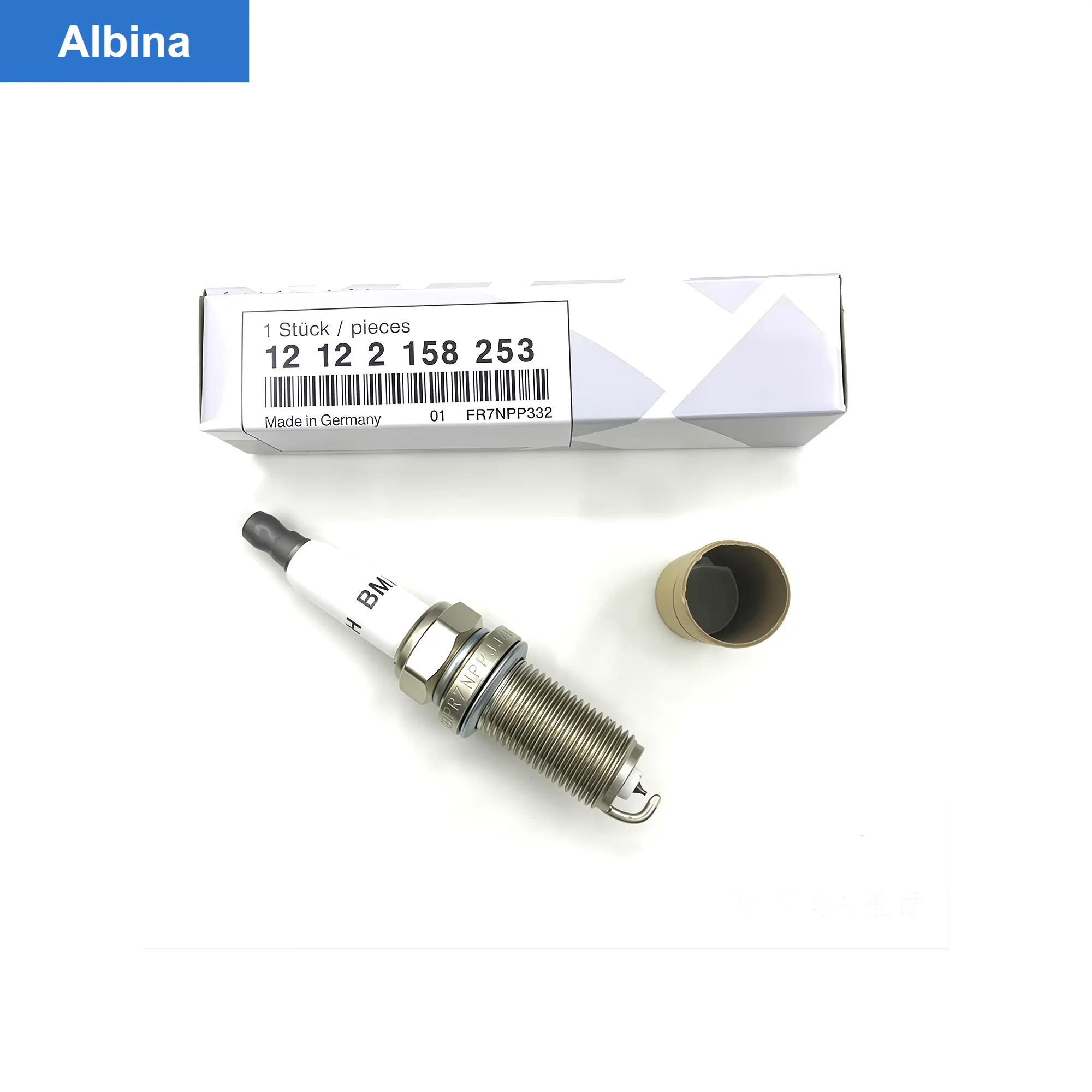FR7NPP332 12122158253 Double Platinum Spark Plug 4PCS Replacement For BMW 128i 325i 528xi Z4 X3 X5 E60 E70 E83 E85 E86 E89 E90 E
