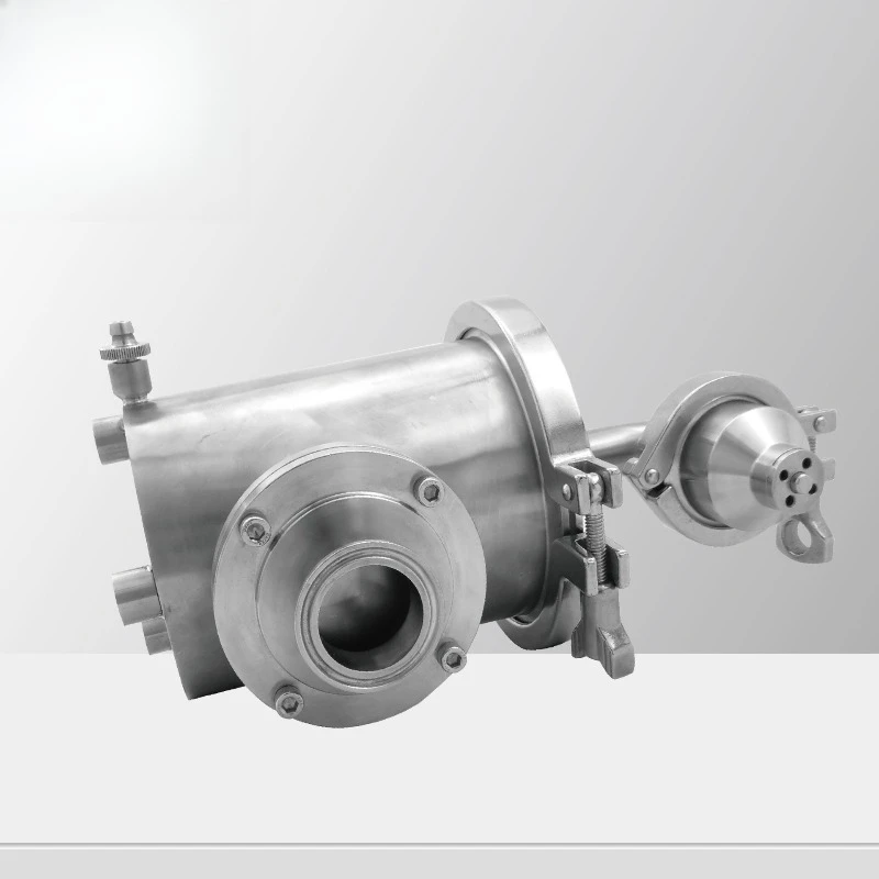 Stainless steel curve air blocker air partition device Sanitary grade anti-backflow floor drain, air partition valve