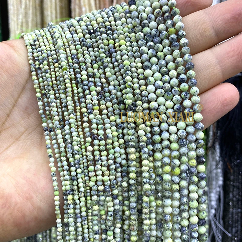 الأوجه الأزرق سوداليتي الحجر الطبيعي المستديرة 2 3 4 مللي متر فضفاض خزر عازل لصنع المجوهرات سوار ذاتي الصنع إكسسوارات ساحرة 15''