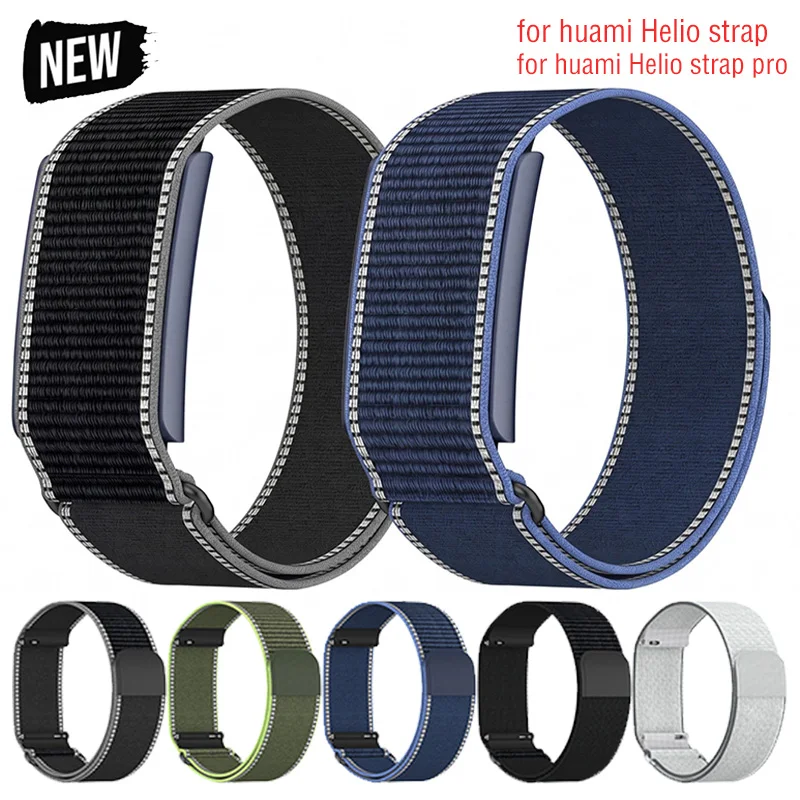 Stretchable Wrist Band Sport Nylon Loop Band for Amazfit Helio Strap Adjustable Correa for Amazfit Helio Strap Pro Bracelet