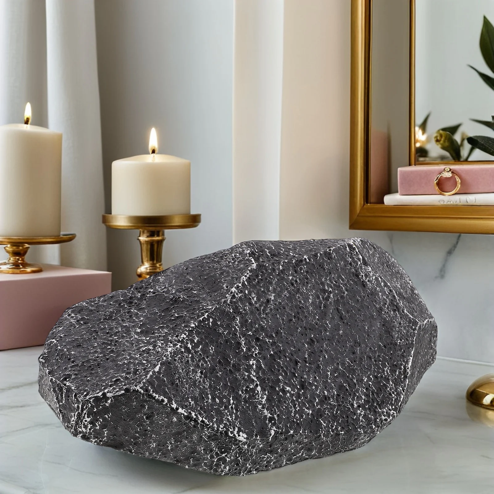 

Realistic Foams Artificial Rock For Landscaping Fake Stage Prop Decor Simulation Stone Irregular Shape Lightweight Easy Install
