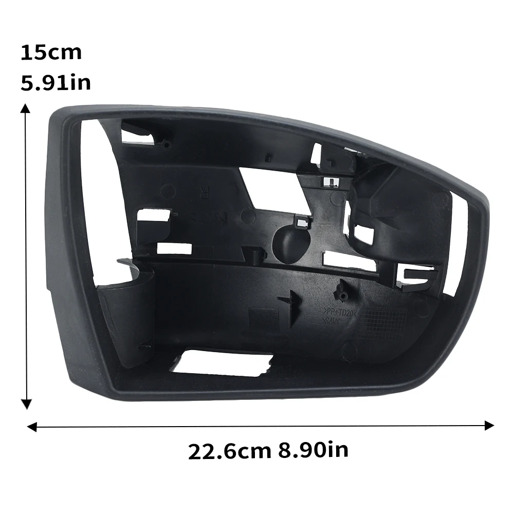 Side Mirror Puddle Light Cover Glass Lens Frame For Ford S-MAX 2006 2007 2008 2009 2010-2015 Rearview Mirror Car Accessories