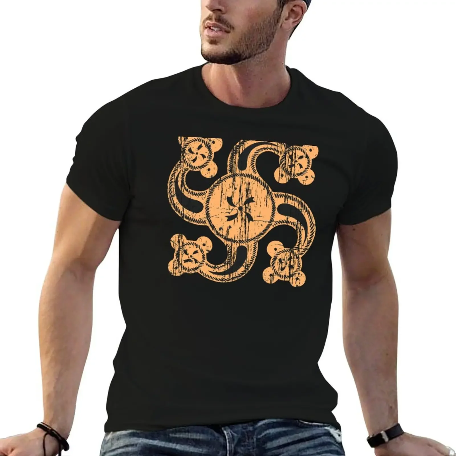 

Ancient Dacian Thracian Symbol T-Shirt vintage graphic tee anime figures clothing for men