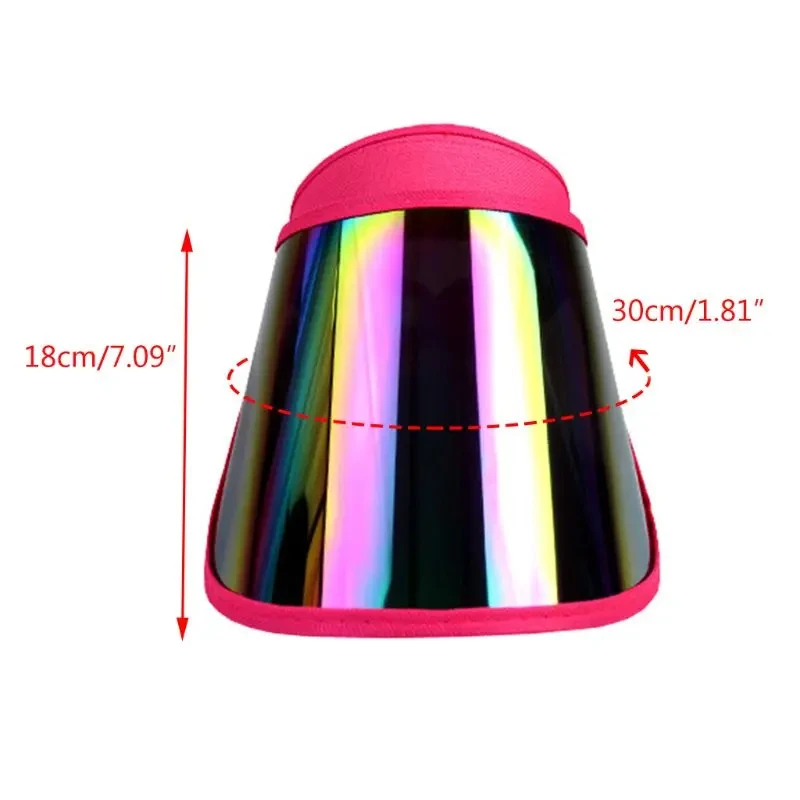 Unisex Summer Hat, Sun Hat, Candy Color, Baseball Cap, PVC Plastic, MEN'S Sunshade image 5