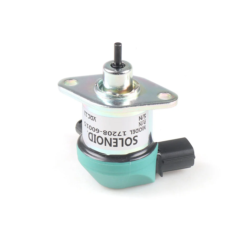 17208-60016 12V Stop Solenoid For Kubota D1005 D1105, D905 17208-60015 Fuel Shutdown Shut Off Solenoid 17208-60010