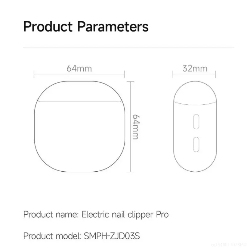 Youpin Seemagic-cortaúñas automático eléctrico Pro Touch Start, protección infrarroja, cabezal de corte mejorado con recortadores de luz Led
