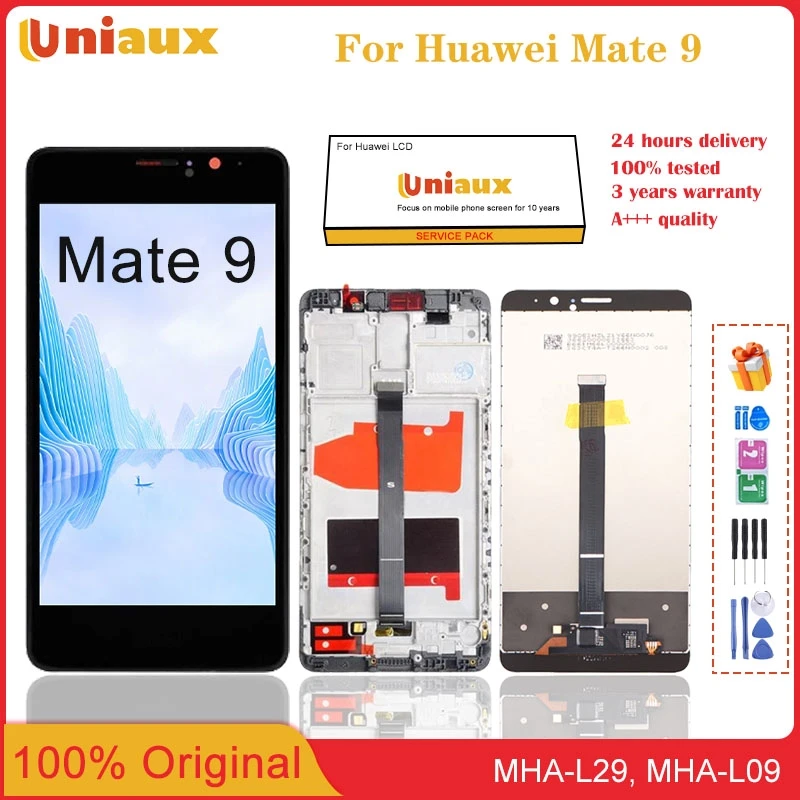 

5.9''LCD For Huawei Mate 9 LCD Display with Frame Touch Screen Digitizer Assembly For Mate9 LCD MHA-L29, MHA-L09, MHA-AL00