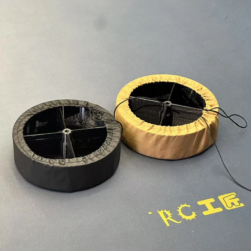 Mini Cloth Spare Tire Cover for 1/8 1/10 RC Crawler Car Traxxas TRX4 Defender AXIAL SCX10 RC4WD RTG KM Accessories