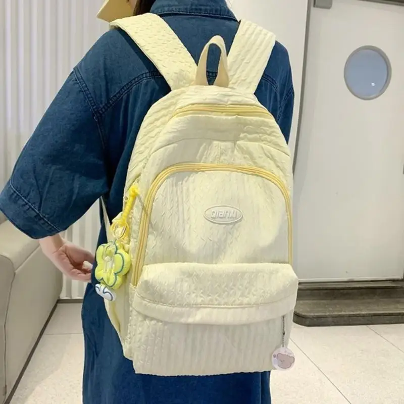 

Nylon Backpack Purse for Women Lovely School Bag Japanese Travel Daypack