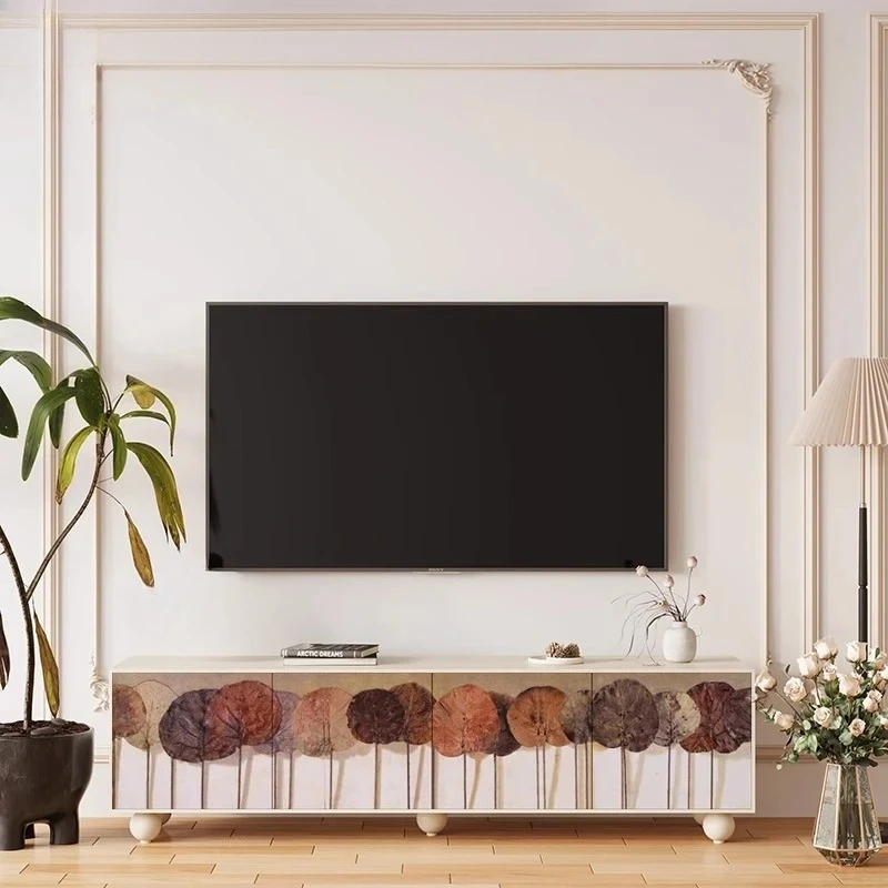 

Ретро-тумба под телевизор из массива дерева, декоративный элемент для спальни, прикроватная тумба для хранения вещей