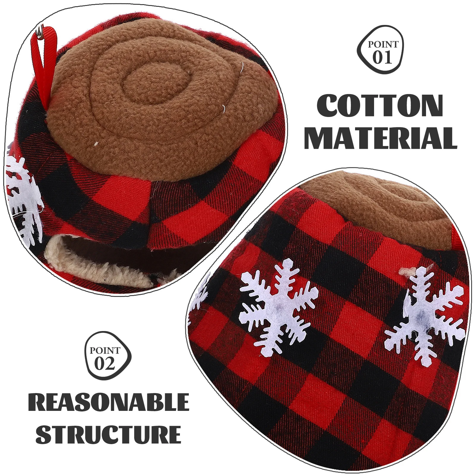 

Christmas Style Snow Cotton Hamster Hideout Warm Small Animal Cage Hanging Sleep Bed Guinea Pig Parrot Hammock