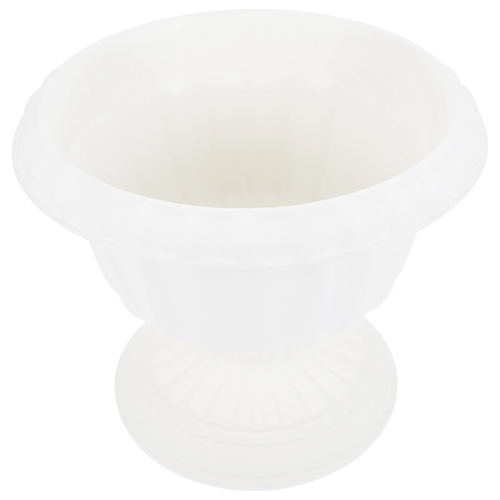 

Roman Column Flower Pot White European Style Container Plastic Pillar Pots Decorative Plant Holder Daffodil Bowl