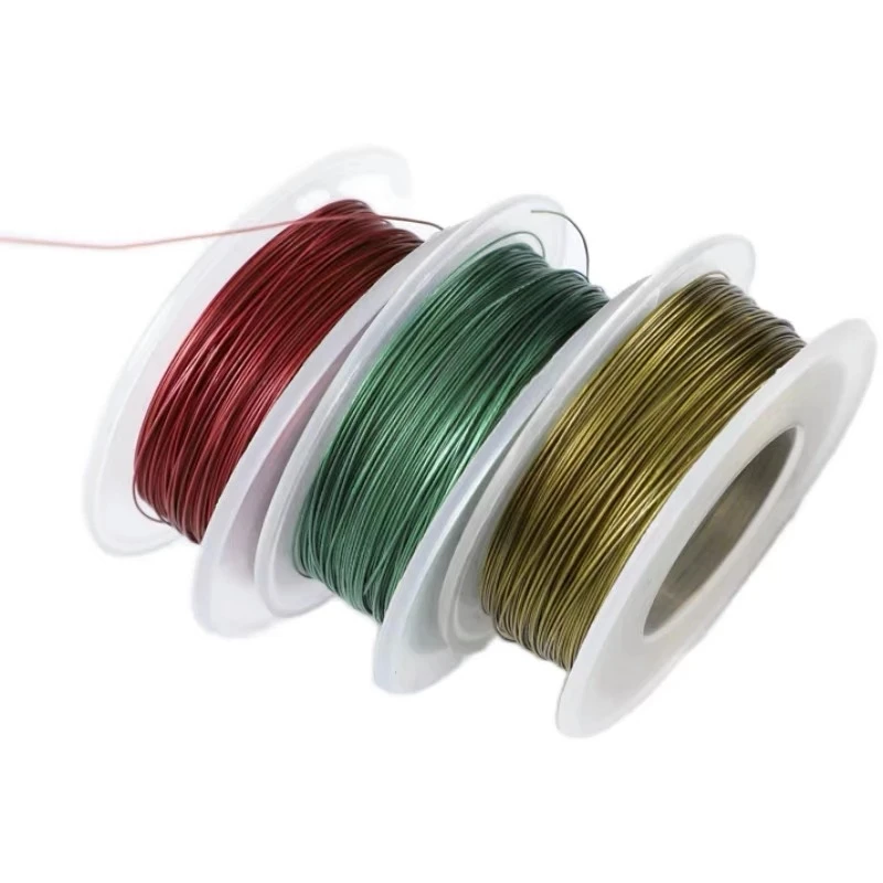 Tiny 0.38-1MM Colorful PVC Plastic Coated Stainless Steel 304 Wire Rope Cable Flexible Fishing Line  Accessory