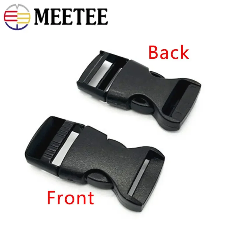 10Pc 15/20/25/30mm Plastic Buckles Backpack Release Buckle Webbing Strap Side Quick Clip Hook Adjust Clasp DIY Decor Accessories