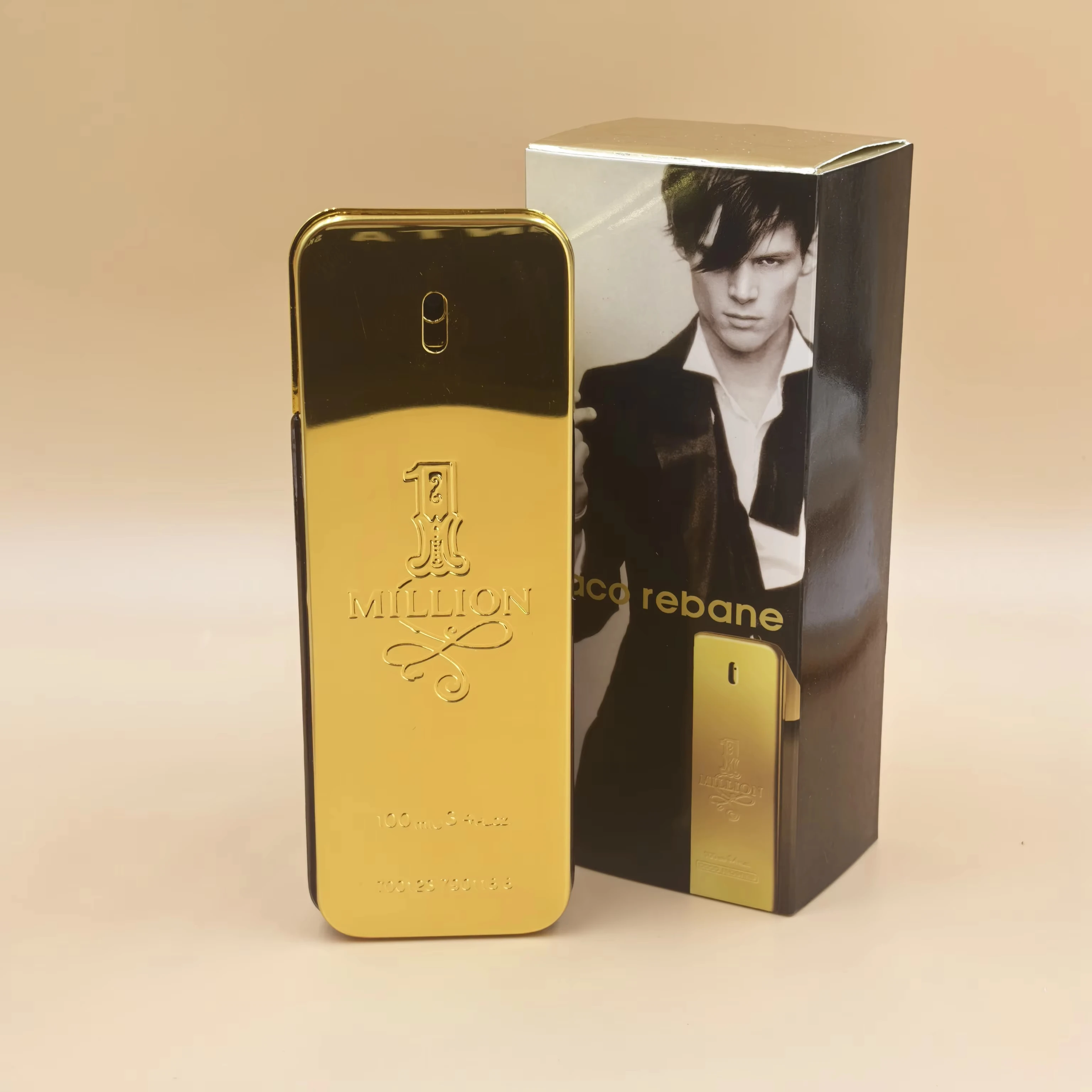 100ml Million Gold Rabanne Man's Perfumes Cologne Lasting Sweet Woodiness Fragrances Body Spray Classic Portable Arab Perfume