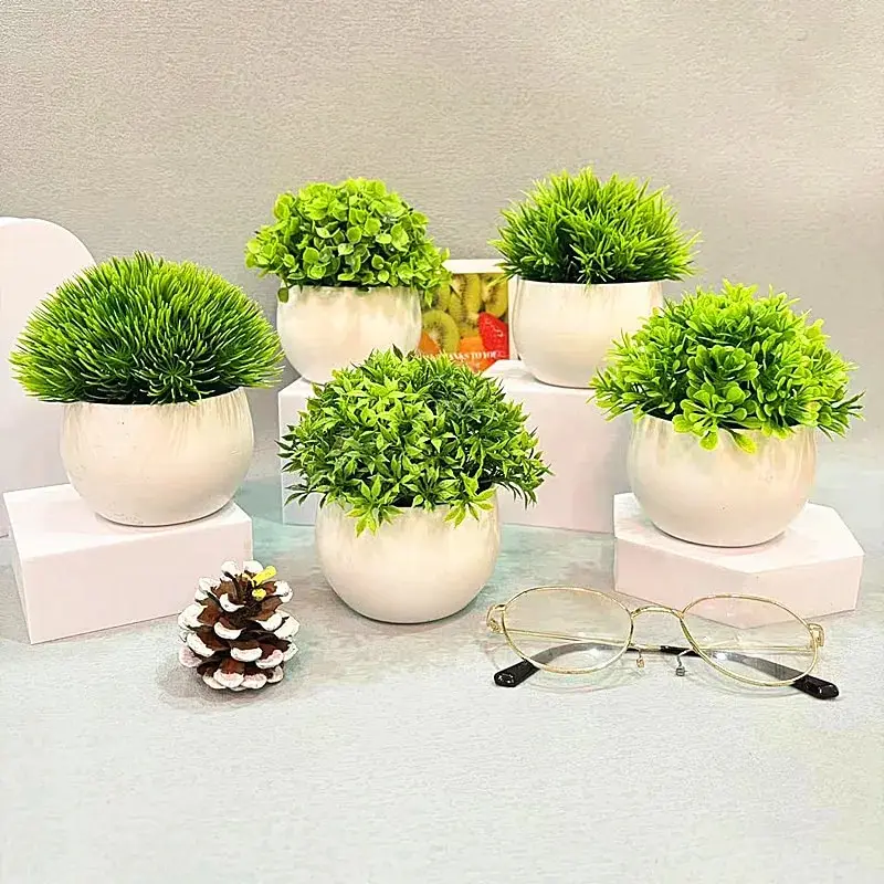 Bellissimo bonsai artificiale energico, vivido, decorativo, non sbiadito, centrotavola, piante d\'imitazione, arredamento per ufficio