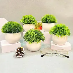 Bellissimo bonsai artificiale energico, vivido, decorativo, non sbiadito, centrotavola, piante d'imitazione, arredamento per ufficio