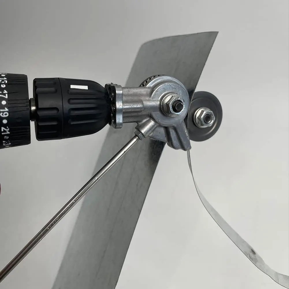 Imagem -03 - Broca Elétrica Cortador Placa com Adaptador Metal Nibbler Broca Anexo Faca de Chapa Metálica Ferro de Corte Aço Cobre Diy