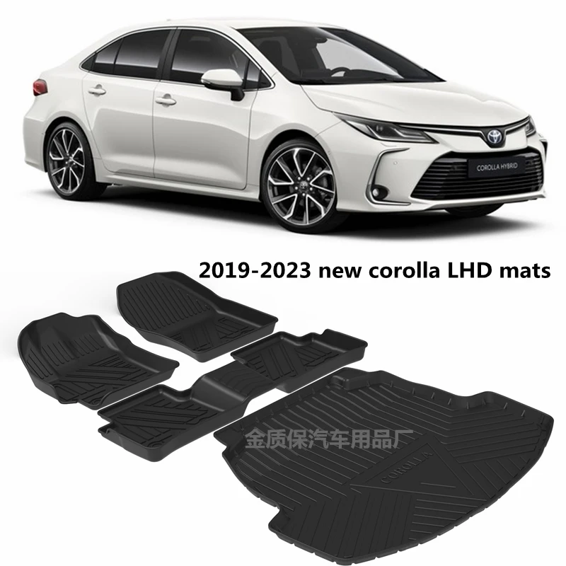 Use for Toyota Corolla xe car carpet Corolla xe floor mats Corolla xe tunk mat Fit For Corolla xe waterproof floor mats