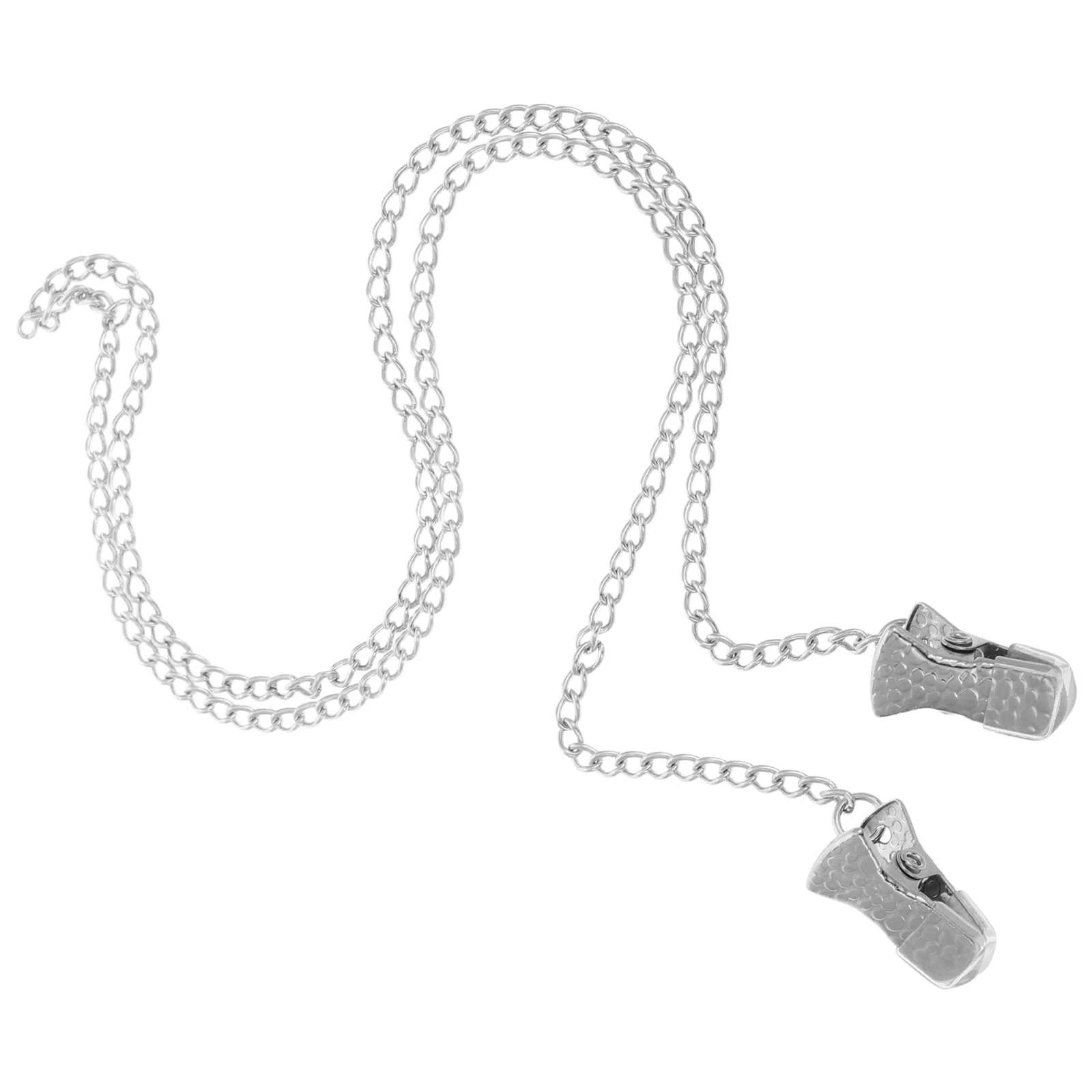 スタイリッシュなパターン金属眼鏡コードクリップユニバーサルフィット軽量メガネチェーン女性サングラスホルダー