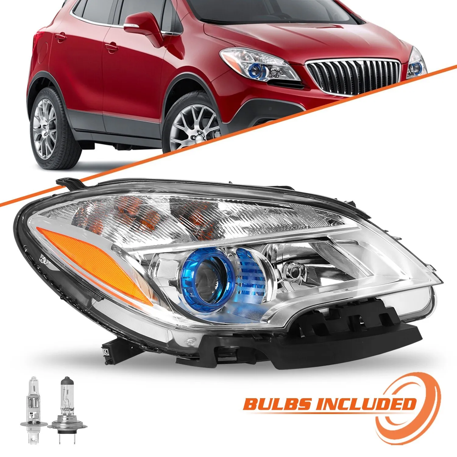 

[OE Style] Headlight For 2013-2016 Buick Encore Projector Lamp Right Side w/Bulb