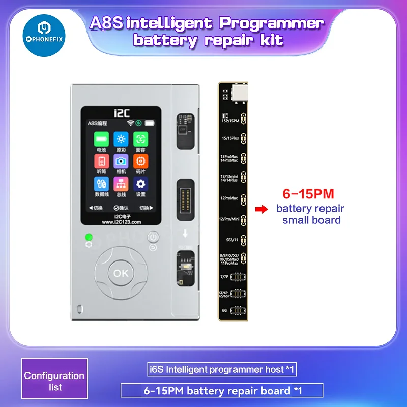 I2C BR-11 13 Pin Dữ Liệu Corrector Pin Sửa Chữa Cáp Mềm 100% Sửa Không Chính Hãng Cảnh Báo Pin Lỗi Dành Cho iPhone 11-12Pro Max