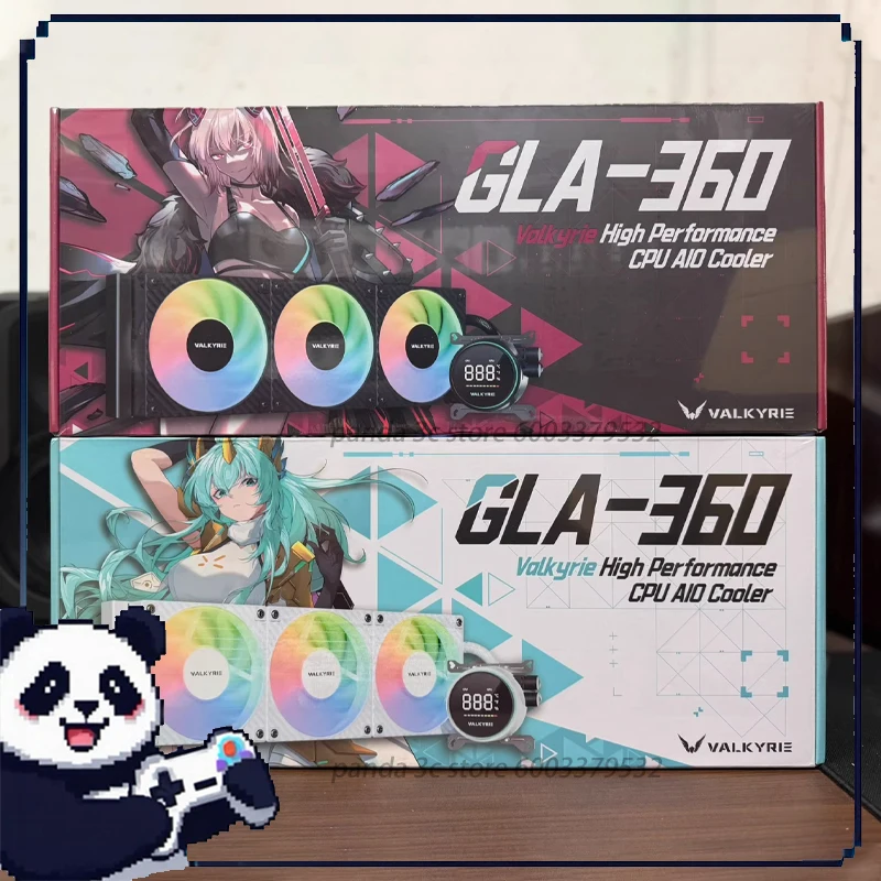Vk Gla360 All In One Water-Cooled Radiator Argb Cpu Led Intelligent Digital Display Desktop Host Diy Accessories Water-Cooled