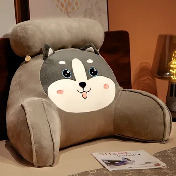 침대 삼각형 쿠션 의자, 침대 옆 요추 의자, 등받이 라운지 의자, 편안한 사무실 의자, 거실 독서 베개, 70x40cm 