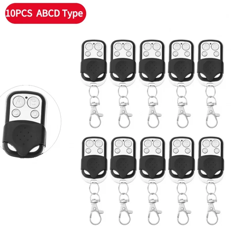 1/2/3/4/5/6/8/10pcs HFY408G Clone Copier Keychain A Remote Control 433MHz Clone Fixed Learning Code Garage Door Rolling Code