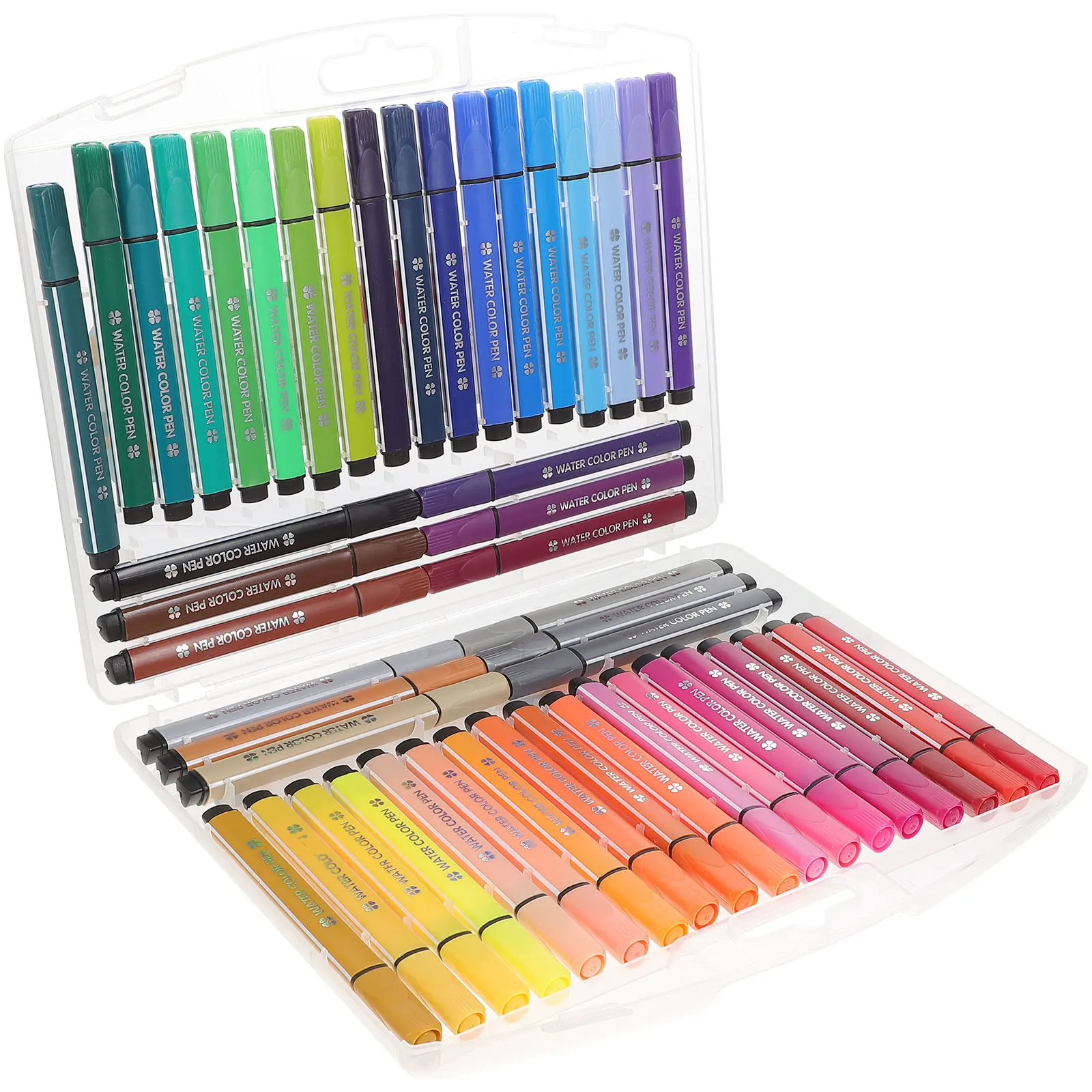 

Watercolor Pens Professional Drawing Markers Colored Writing Tools Student PP Supplies Portable Coloring Paintbrushes